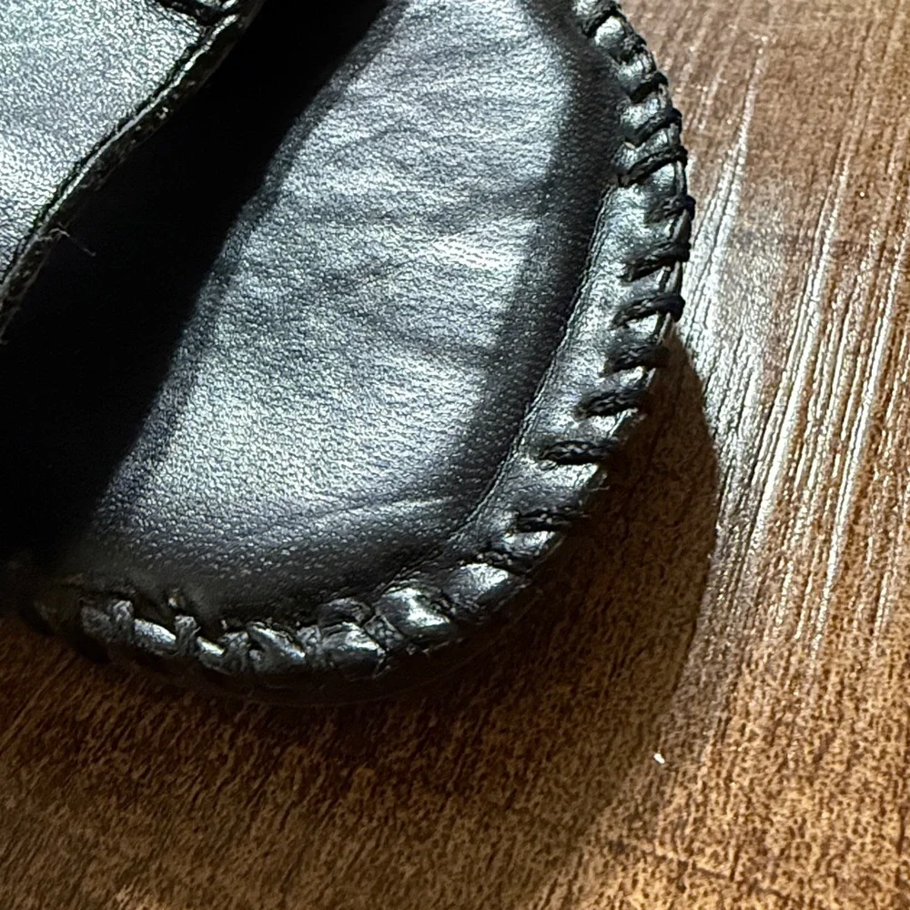 Naturalizer black leather sandals 8.5. - Picture 5 of 5